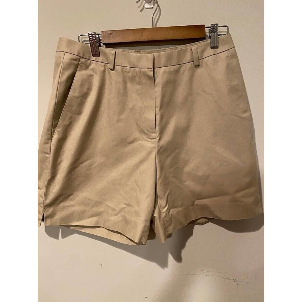 Brooks Brothers Advantage Chino Shorts Khaki Women's Size 10 Waist 30" Inseam 6"